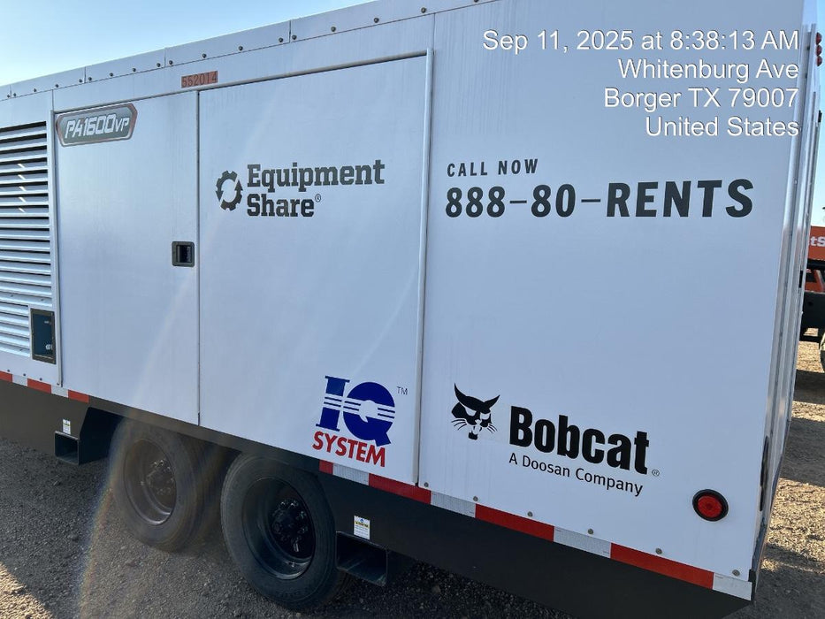 2025 BOBCAT PA1600VPWCU-T4F