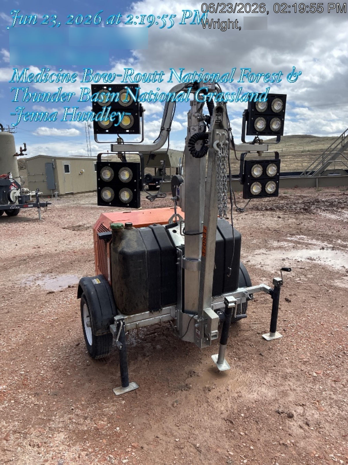 2023 Wanco WLTT-4MM4K Diesel, Deep Sea Controller, Shore Power Plug, Auto Start, (4) 350W LED Floodlights, 4kW Generator, 60 Gal Fuel Tank, 2" Ball, T3