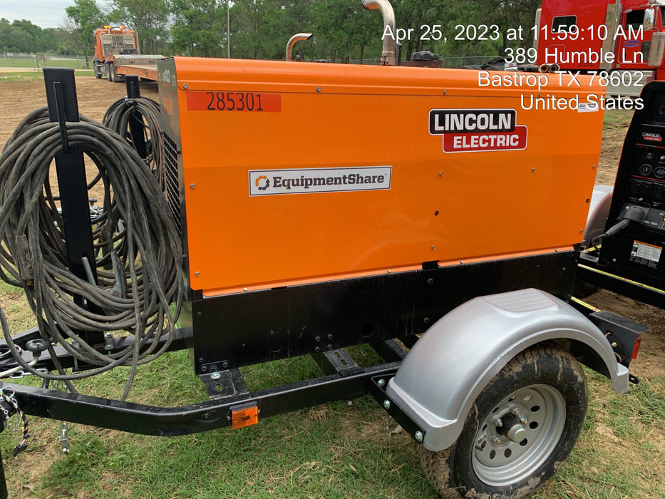 2022 Lincoln Electric LE400 Kubota V1505, Trlr, Cable Rack, Light Kit, ES Decals, T3
