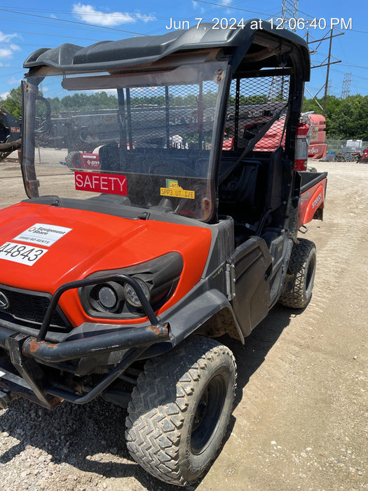 2019 Kubota RTV-XG850WL-H 4wd Utility Cart, Gas, 2 Seat, LED Strobe, Windshield Tempered Glass, Plastic Canopy, Wire Harness Kit, Backup Alarm