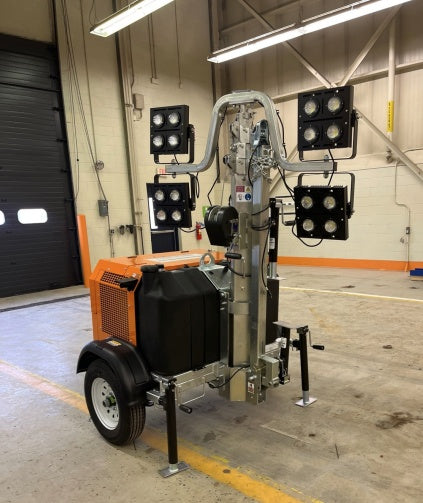 2024 Wanco WLTT-4MM4K Diesel, Deep Sea Controller, Shore Power Plug, Auto Start, (4) 350W LED Floodlights, 4kW Generator, 60 Gal Fuel Tank, 2" Ball, T3