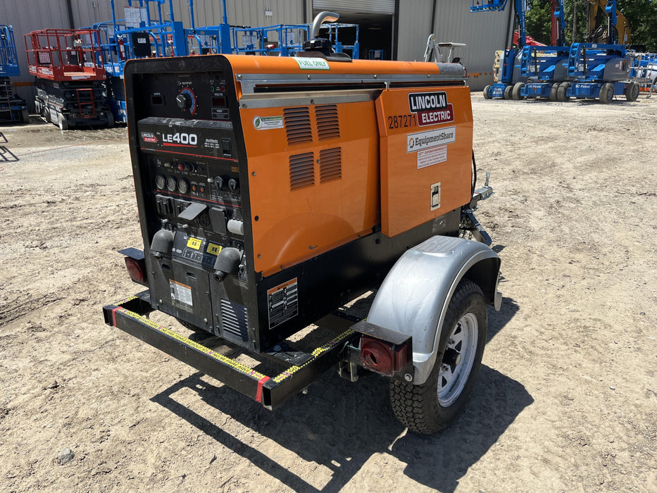 2023 Lincoln Electric LE400 Kubota V1505, Trlr, Cable Rack, Light Kit, ES Decals, T3