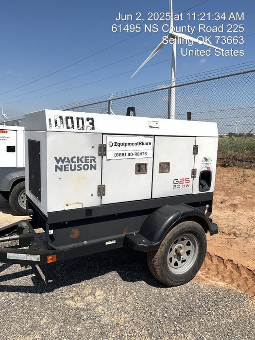 2018 WACKER NEUSON G25