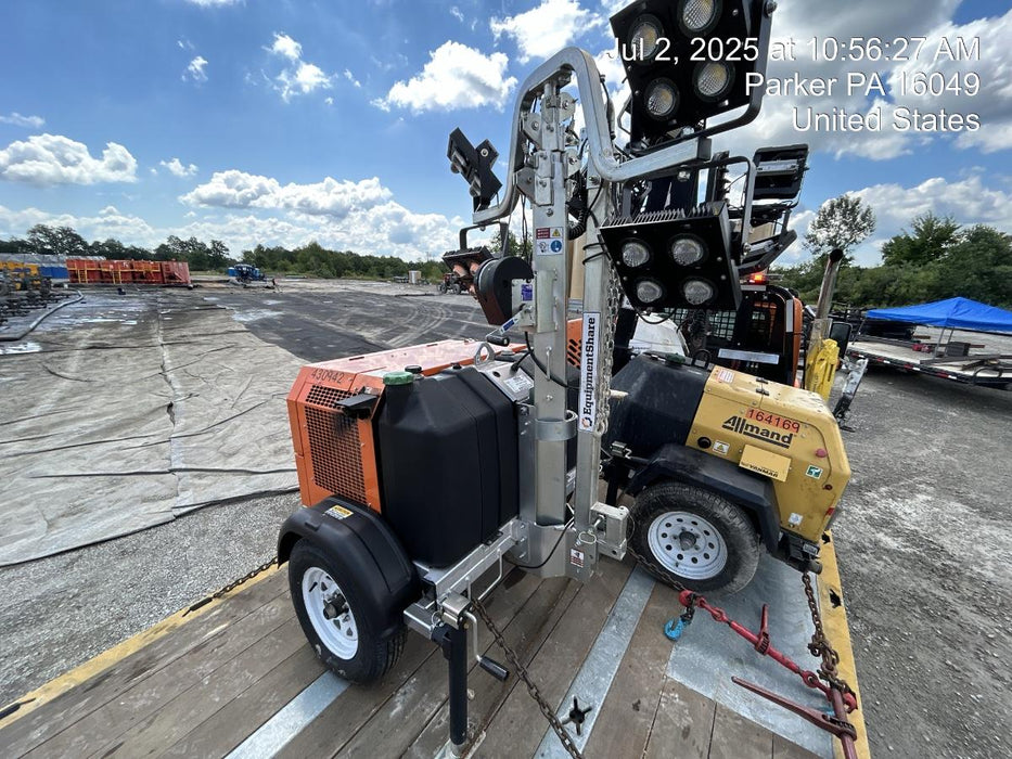 2024 Wanco WLTT-4MM4K Diesel, Deep Sea Controller, Shore Power Plug, Auto Start, (4) 350W LED Floodlights, 4kW Generator, 60 Gal Fuel Tank, 2" Ball, T3