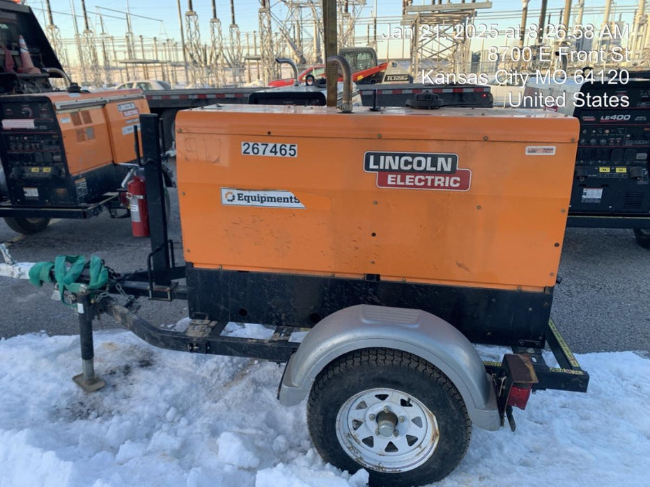 2022 Lincoln Electric LE400 Kubota V1505, Trlr, Cable Rack, Light Kit, ES Decals, T3
