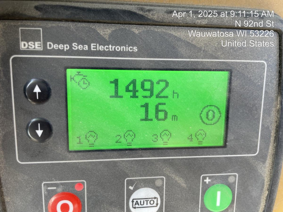 2022 Allmand NLV3GR (4) LED Light Fixture 350W, 23' Vertical Mast, 3kW Prime, Towable, Deep Sea L401, Leveling Jacks, Yanmar T4F 5.8hp