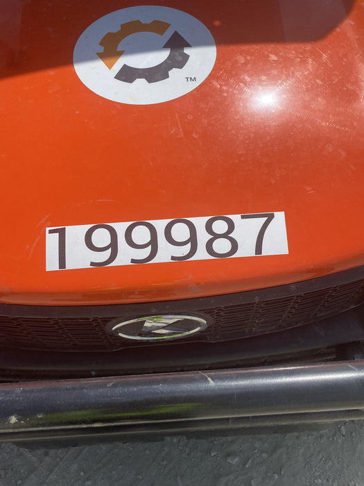 2022 Kubota RTV-X1140W-H Plastic Canopy, Windshield Acrylic Clear, LED Strobe Light, Wire Harness Kit, Back up Alarm