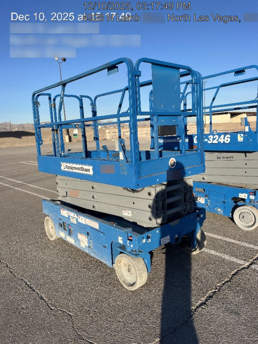 2019 Genie GS-2646 folding rails with full height swing gate