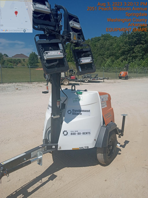 2023 Generac MLT2 Diesel, Flex Switch 120V Input, Powerzone Controller, (4) 320W LED Lights, 4kW Generator, 39.9 Gal Fuel Tank, 2" Ball, T3