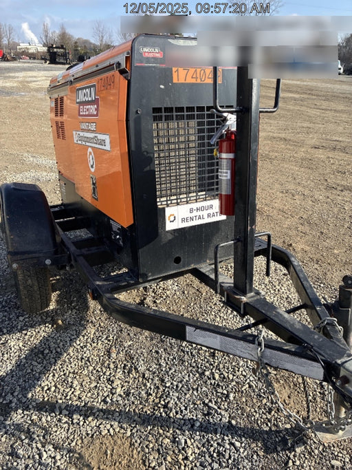 2021 Lincoln Electric Vantage 322 Vantage 322 Ready Pak 3 w/ Decals, ORANGE (includes trailer, cable rack, fender light kit) NO Telematics