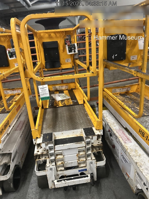 Custom Equipment HB-1430 Hy-Brid Scissor Lift
Platform capacity up to 670 lbs
Working height up to 20 ft
Weighs under 1,700 lbs
Non-marking wheels