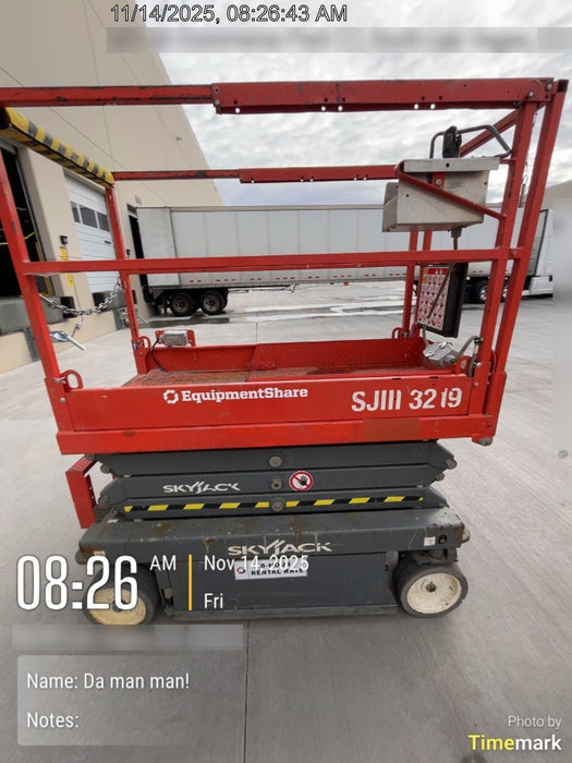 2019 Skyjack SJIII-3219 Standard w/Trojan Batteries