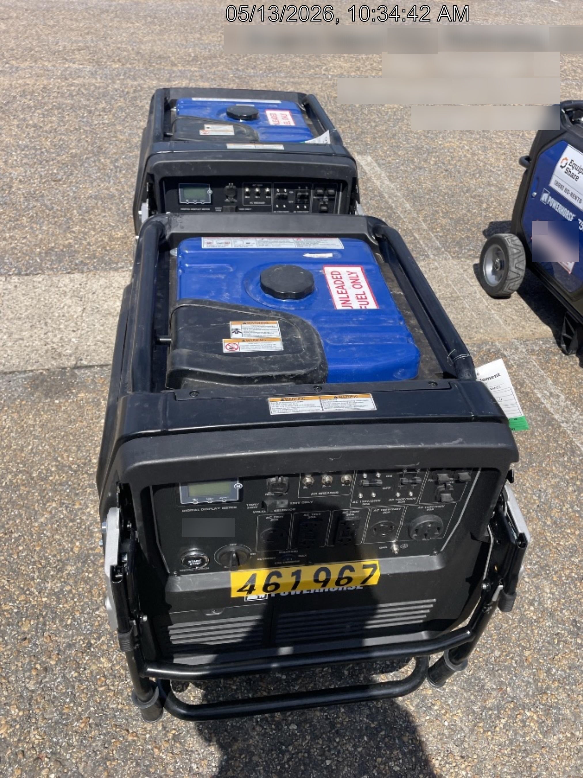 2024 Powerhouse POWERHOUSE7500I Powerhorse Inverter Generator, 7,500 Surge Watts, 6,500 Rated Watts, Electric Start, Gasoline, 6.6 Gal Capacity, Part # 74006