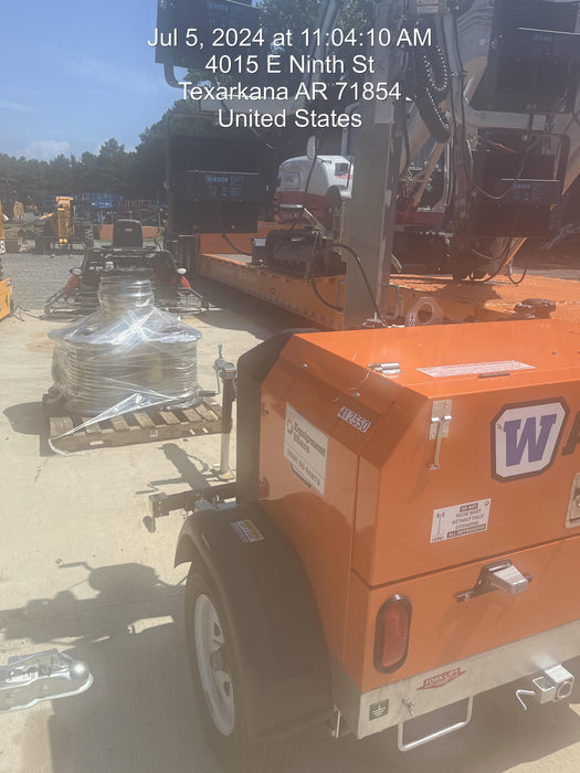 2024 Wanco WLTT-4MM4K Diesel, Deep Sea Controller, Shore Power Plug, Auto Start, (4) 350W LED Floodlights, 4kW Generator, 60 Gal Fuel Tank, 2" Ball, T3