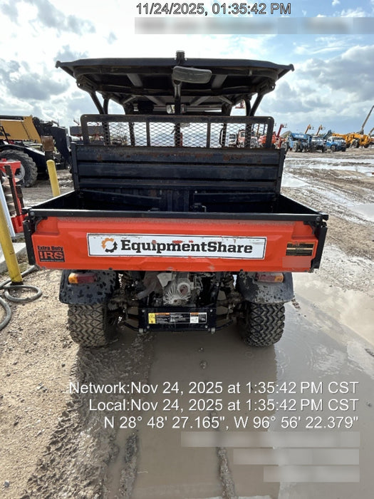 2020 Kubota RTV-X1140W-H Canopy, Diesel, 2 Seater, HDWS Tires, Windshield, Back up Alarm, Amber Strobe Light, Cargo Box