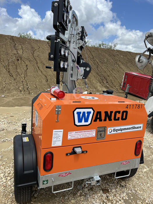 2024 Wanco WLTT-4MM4K Diesel, Deep Sea Controller, Shore Power Plug, Auto Start, (4) 350W LED Floodlights, 4kW Generator, 60 Gal Fuel Tank, 2" Ball, T3