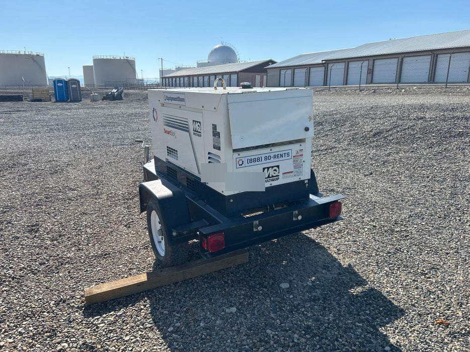 2020 Multiquip DLW400ESA4 400 amp Welder, 14kW, 120/240V, T4F Kubota, Trailer