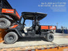 Kubota RTV-X1140W-H Kubota RTVX1140WH 4wd Utility Cart, LED Strobe, Windshield Tempered Glass, Pastic Canopy, Wire Harness Kit, Backup Alarm