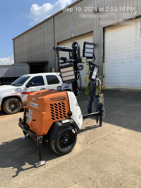 2024 Generac MLT2 Diesel, Flex Switch 120V Input, Powerzone Controller, 
(4) 320W LED Lights, 4kW Generator, 39.9 Gal Fuel Tank, 2" Ball, T3