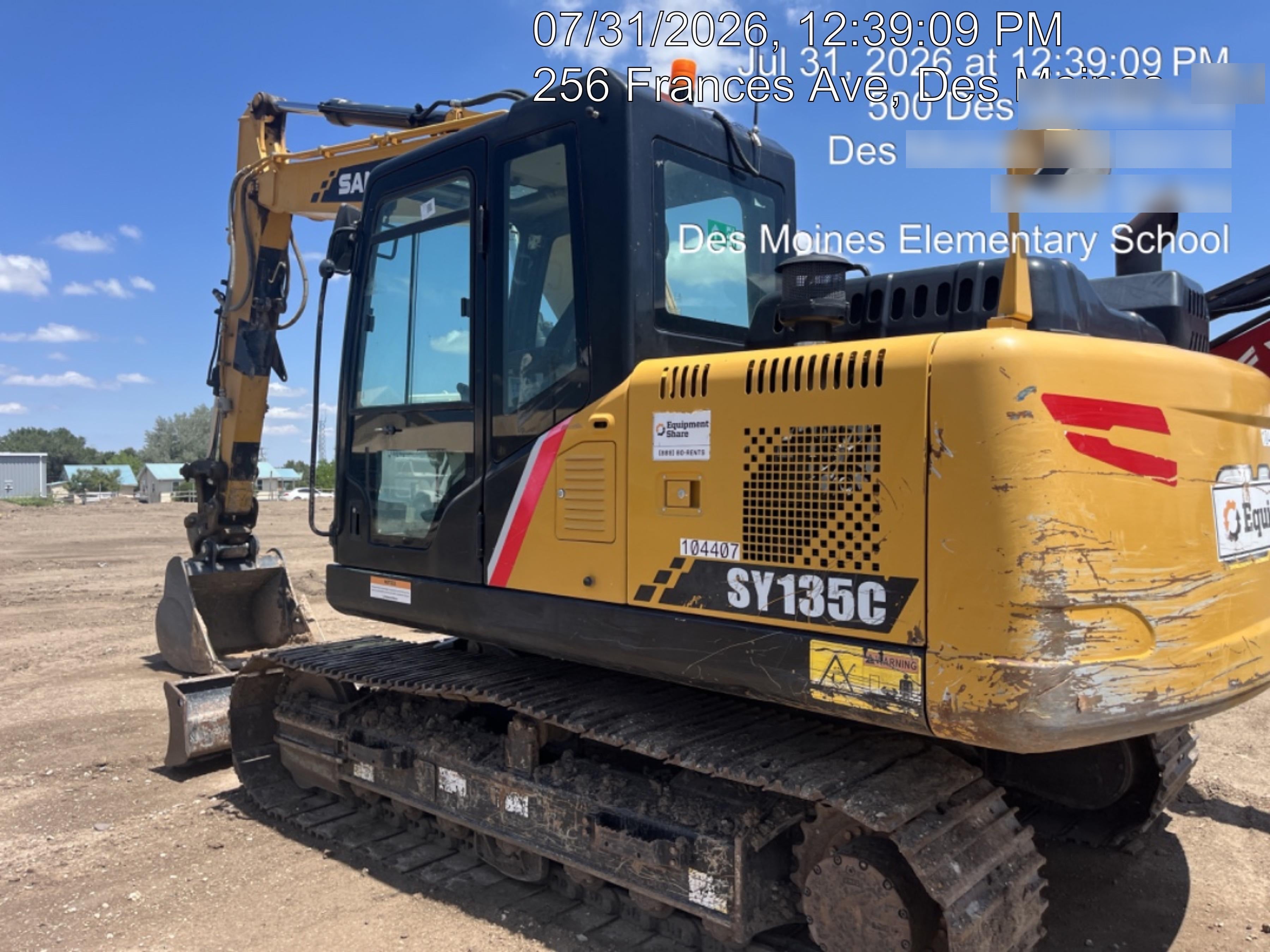 2020 SANY SY135C