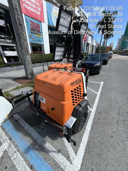 2025 Generac MLTS-4 Diesel, Mitsubishi L2E, 7.1 hp @1800 rpm, Flex Switch 120V Input, Powerzone Controller, (4) 320W LED Lights, 4kW Generator, 39.9 Gal Fuel Tank, 2" Ball, T3, ES Decals