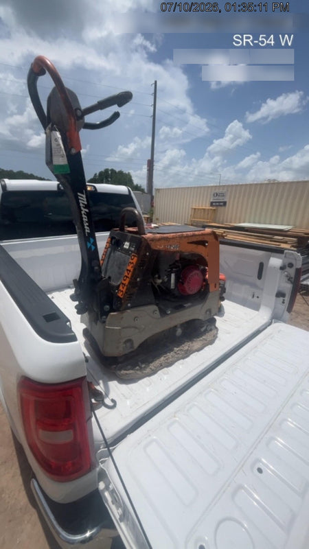 2023 Multiquip MV308GH Honda GX270, 18" Plate, Tachometer