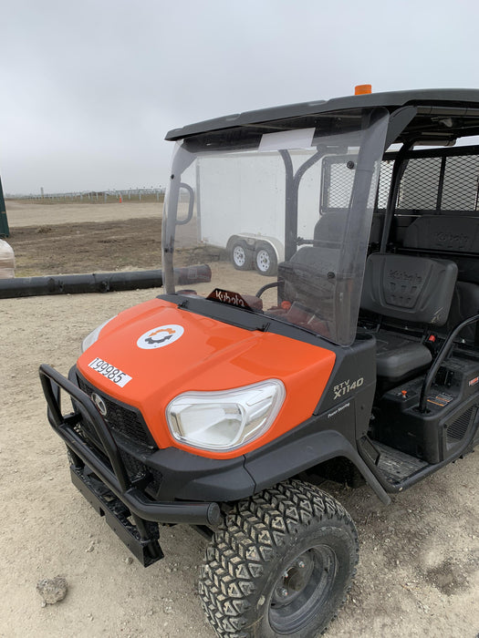 2022 Kubota RTV-X1140W-H Plastic Canopy, Windshield Acrylic Clear, LED Strobe Light, Wire Harness Kit, Back up Alarm