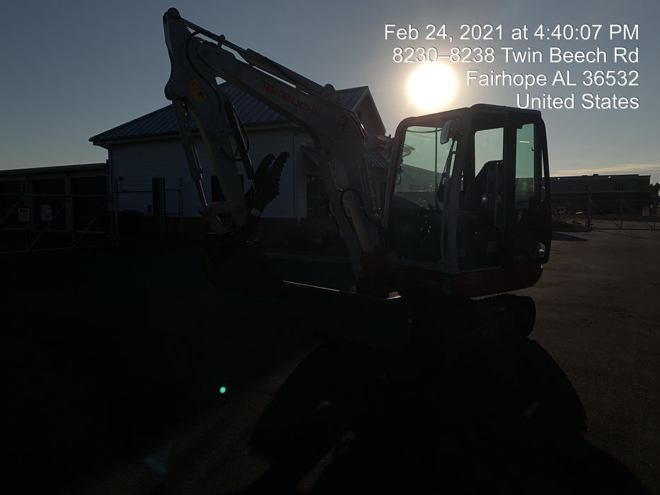 2020 Takeuchi TB-235-2CR Cab/Heat/Air, Rubber Tracks, Manual TAG QC