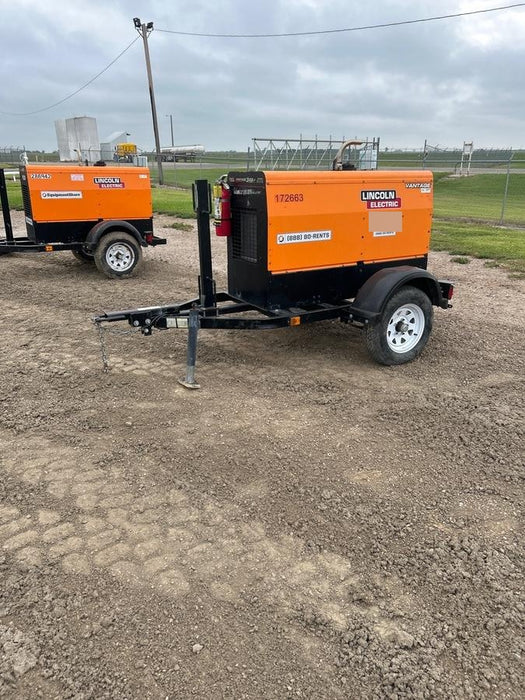 2021 Lincoln Electric Vantage 322 Vantage 322 Ready Pak 3 w/ Decals, ORANGE (includes trailer, cable rack, fender light kit) NO Telematics