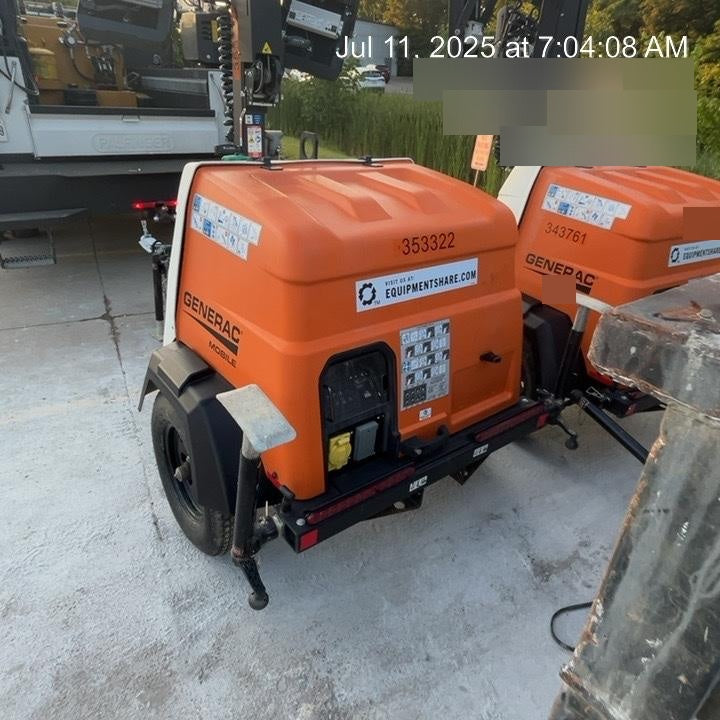 2023 Generac MLT2 Diesel, Flex Switch 120V Input, Powerzone Controller, (4) 320W LED Lights, 4kW Generator, 39.9 Gal Fuel Tank, 2" Ball, T3