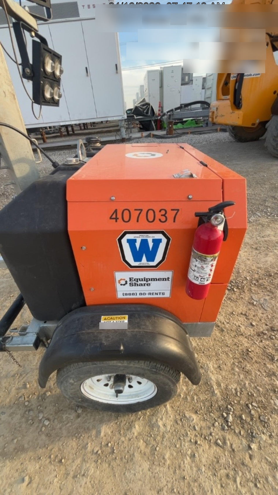 2024 Wanco WLTT-4MM4K Diesel, Deep Sea Controller, Shore Power Plug, Auto Start, (4) 350W LED Floodlights, 4kW Generator, 60 Gal Fuel Tank, 2" Ball, T3