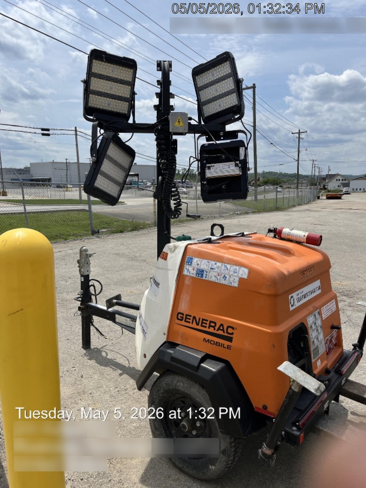 2023 Generac MLT2 Diesel, Flex Switch 120V Input, Powerzone Controller, 
(4) 320W LED Lights, 4kW Generator, 39.9 Gal Fuel Tank, 2" Ball, T3