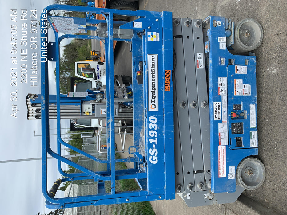 2019 Genie GS-1930 Half Height Swing Gate, 800W Inverter