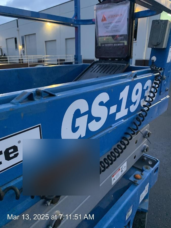 2019 Genie GS-1930 Half Height Swing Gate, 800W Inverter