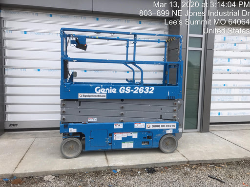 2018 Genie GS-2632 Genie GS-2632 w/Fixed Rail, Chain Entry