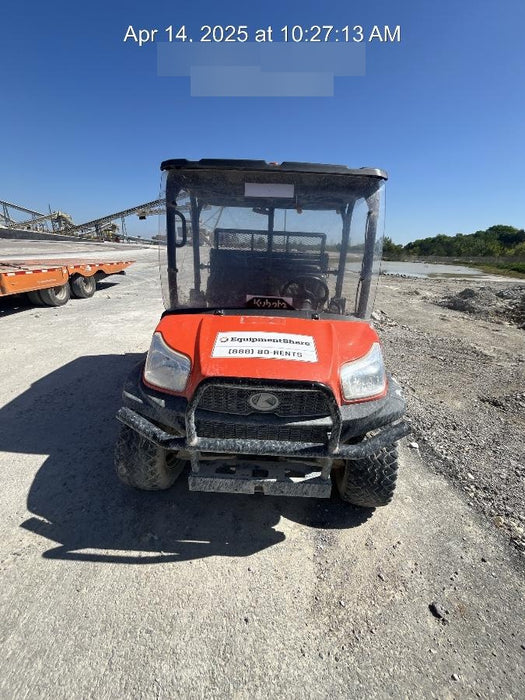 2021 Kubota RTV-X1140W-H Plastic Canopy, Windshield Acrylic Clear, LED Strobe Light, Wire Harness Kit, Back up Alarm