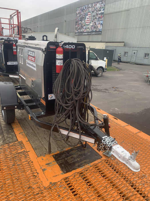 2024 Lincoln Electric LE400 Kubota V1505, Trlr, Cable Rack, Light Kit, ES Decals, T3