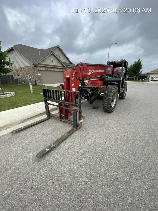 2019 Manitou MTA10055 Canopy, 120 HP, Solid Tires, Work Lights, Lift Hook, Auxiliary Hydraulics w/66" Carriage and 60" Forks