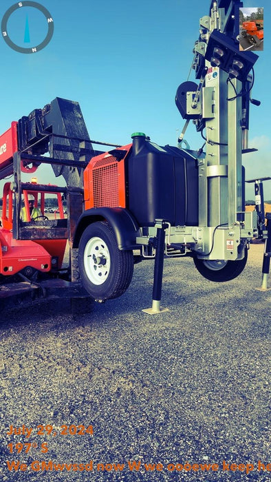 2024 Wanco WLTT-4MM4K Diesel, Deep Sea Controller, Shore Power Plug, Auto Start, (4) 350W LED Floodlights, 4kW Generator, 60 Gal Fuel Tank, 2" Ball, T3