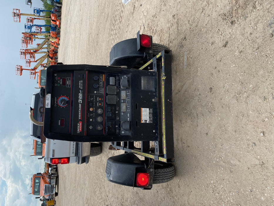 2019 Lincoln Electric Vantage 322 Lincoln Vantage 322 Welder w/Trailer, Light Kit, Cable Rack