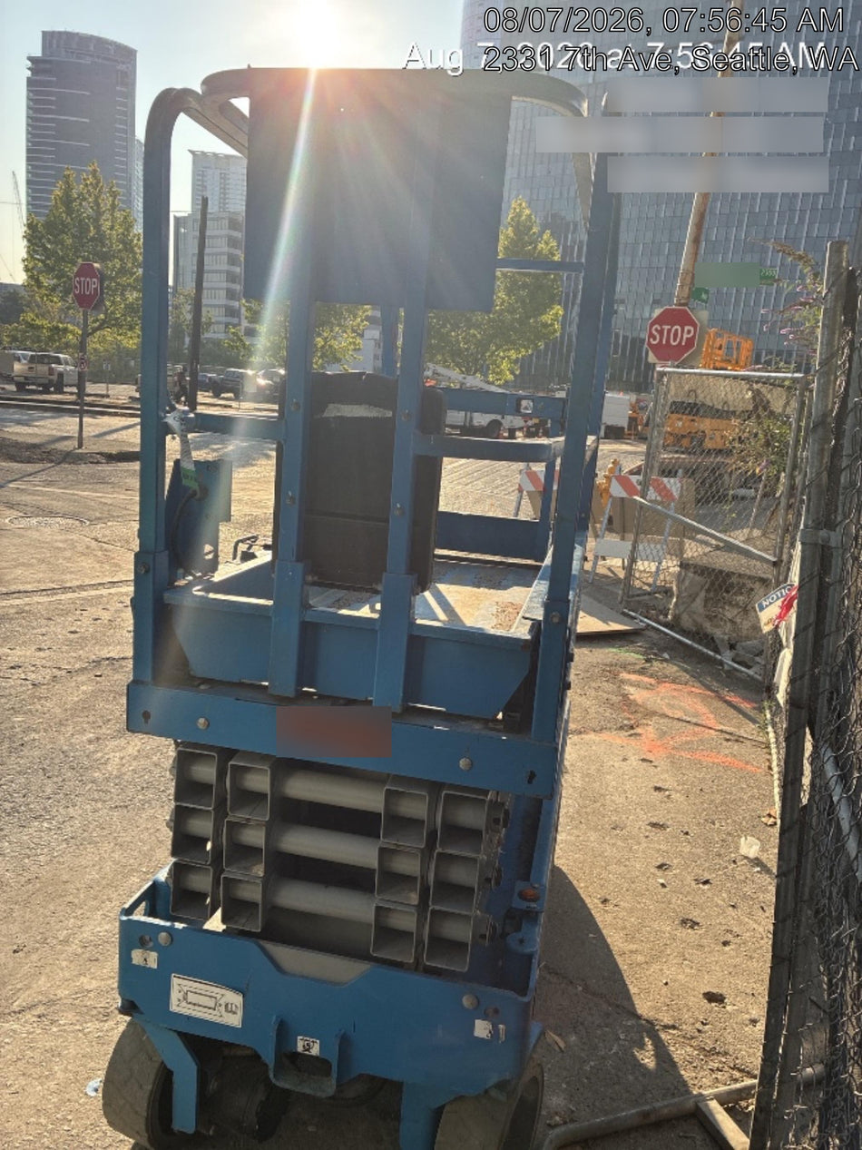 2019 Genie GS-1930 Half Height Swing Gate, 800W Inverter