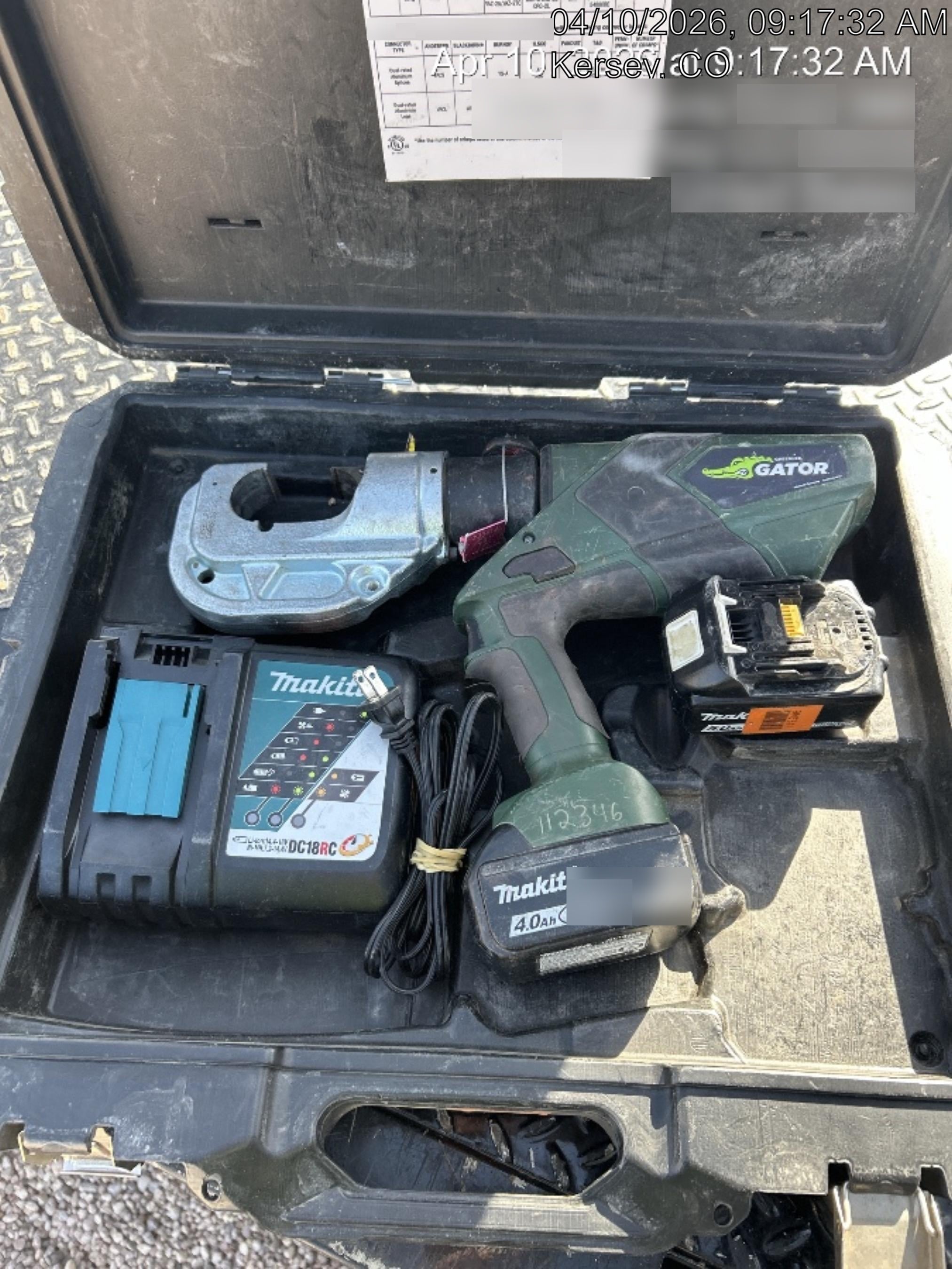 2020 GREENLEE EK1240LX11