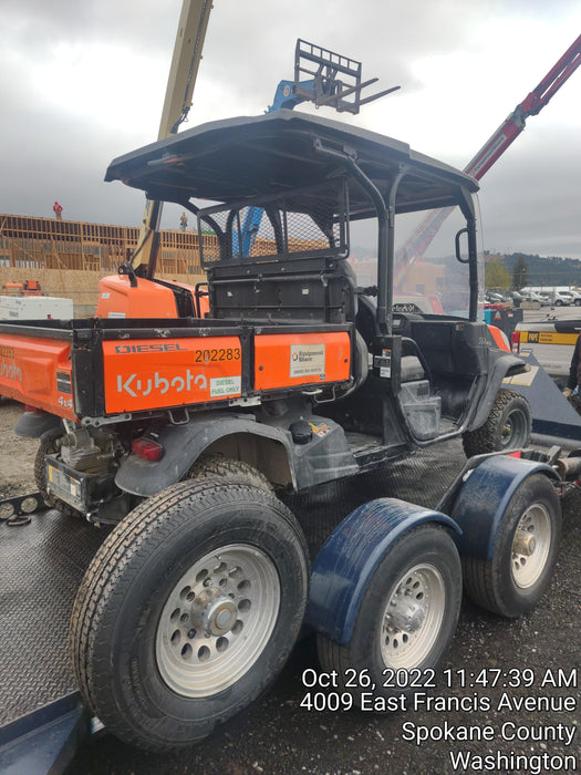 2022 Kubota RTV-X1140W-H Plastic Canopy, Windshield Acrylic Clear, LED Strobe Light, Wire Harness Kit, Back up Alarm