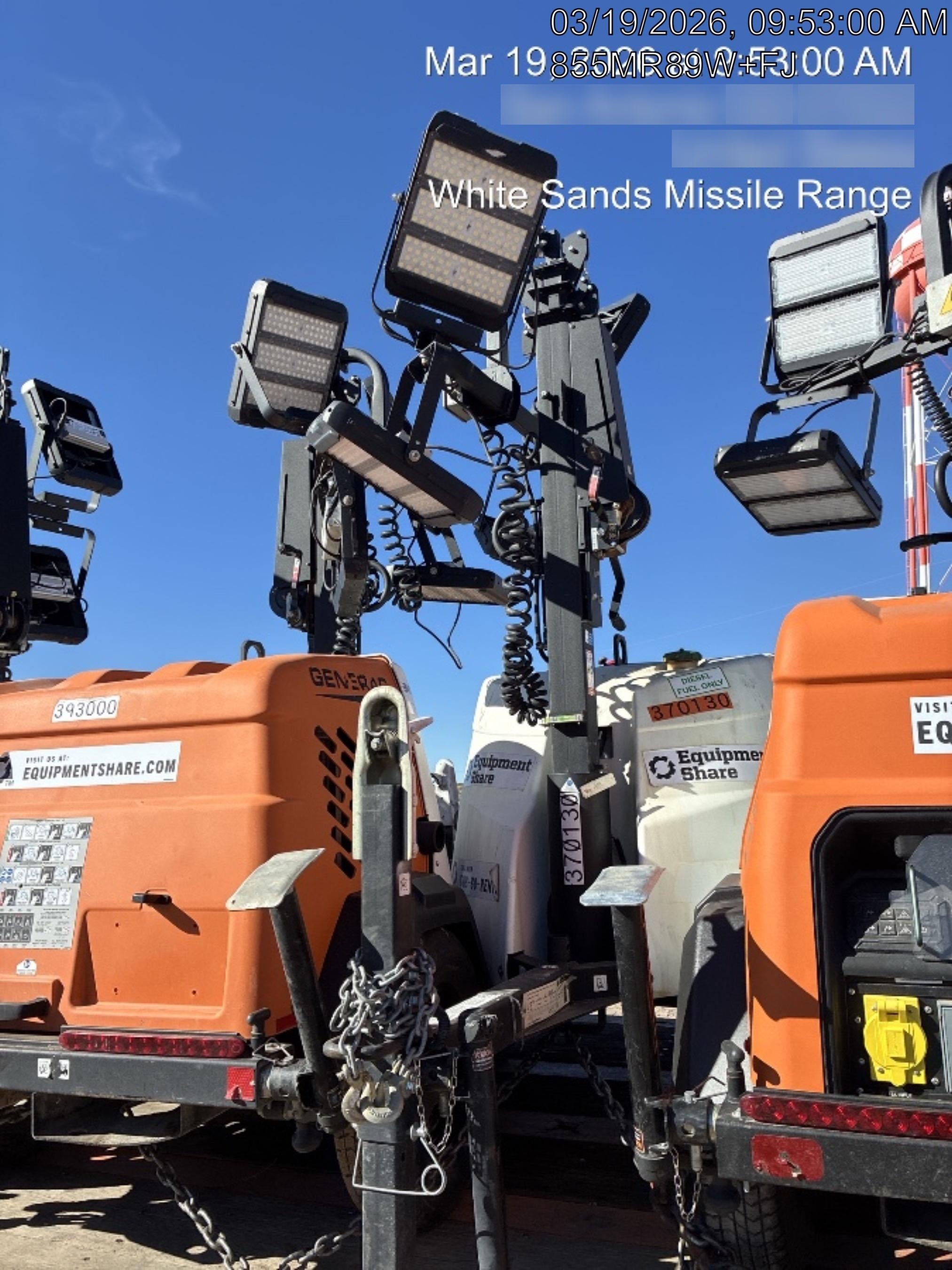 2024 Generac MLT2 Diesel, Flex Switch 120V Input, Powerzone Controller, 
(4) 320W LED Lights, 4kW Generator, 39.9 Gal Fuel Tank, 2" Ball, T3
