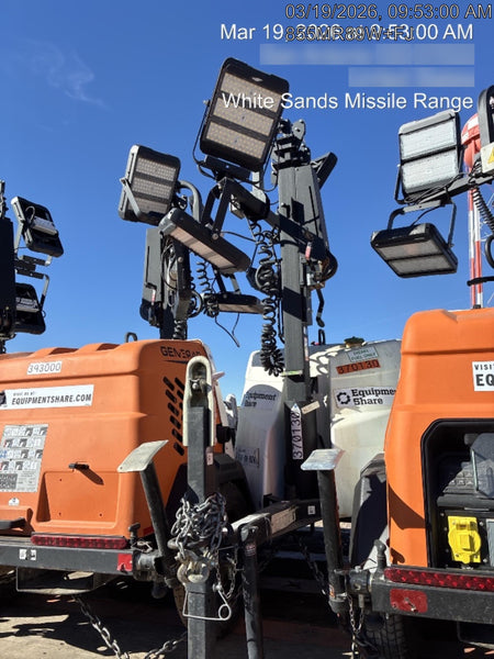 2024 Generac MLT2 Diesel, Flex Switch 120V Input, Powerzone Controller, 
(4) 320W LED Lights, 4kW Generator, 39.9 Gal Fuel Tank, 2" Ball, T3