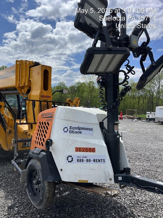 2023 Generac MLT2 Diesel, Flex Switch 120V Input, Powerzone Controller, 
(4) 320W LED Lights, 4kW Generator, 39.9 Gal Fuel Tank, 2" Ball, T3