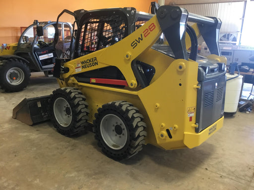 Wacker Neuson SW28 Wacker Neuson SW28 Skid Loader w/Solid Tires, Cab, 75" Bucket