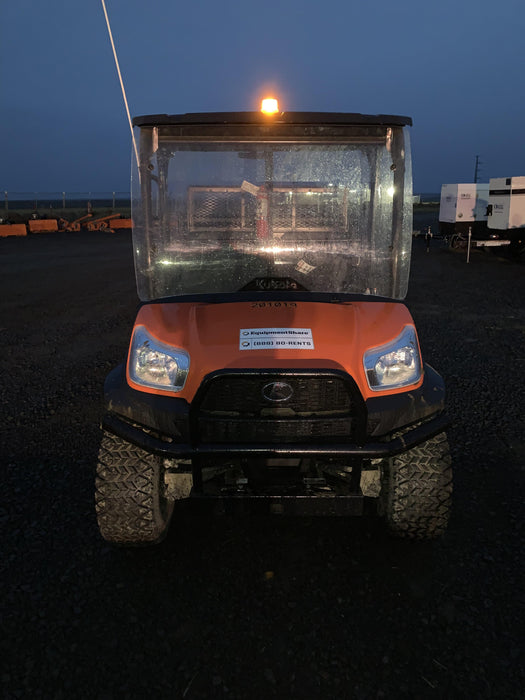 2022 Kubota RTV-X1140W-H Plastic Canopy, Windshield Acrylic Clear, LED Strobe Light, Wire Harness Kit, Back up Alarm