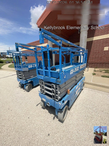 2019 Genie GS-2632 Folding Rails, Swing Gate, EE Rated