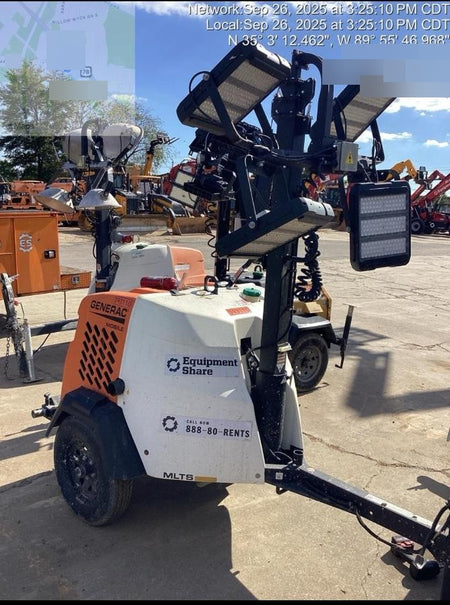 2024 Generac MLT2 Diesel, Flex Switch 120V Input, Powerzone Controller, 
(4) 320W LED Lights, 4kW Generator, 39.9 Gal Fuel Tank, 2" Ball, T3
